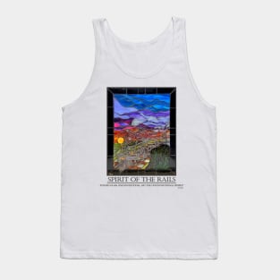 Spirit of the Rails Stained Glass for Light Tank Top